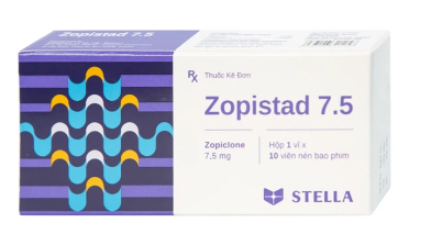 Thuốc Zopistad 7.5 Stella (1 vỉ x 10 viên)