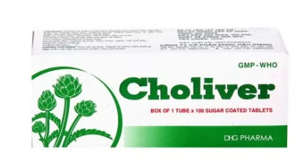 Viên nén bao đường Choliver (chai 100 viên)