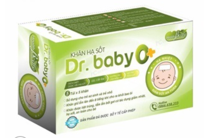 KHĂN HẠ SỐT DR. BABY (hộp 25 miếng)