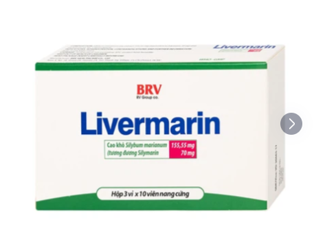 Thuốc Livermarin 70mg Brv (3 vỉ x 10 viên)