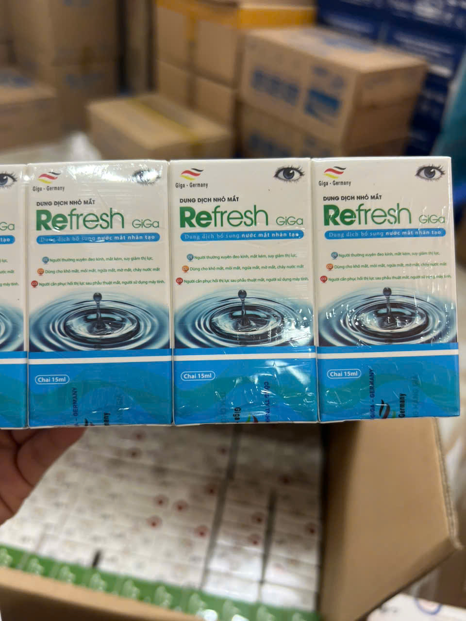 Nhỏ mắt Refresh 15ml giga Đức