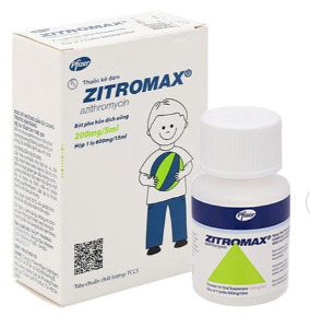Zitromax 200mg/5ml trị nhiễm khuẩn lọ 600mg/15ml