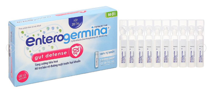 Men vi sinh Enterogermina Gut Defense(2BCFU) hộp 20 ống x 5ml