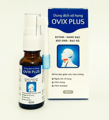 Ovix Plus xịt họng