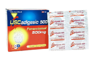 Thuốc giảm đau, hạ sốt ( paracetamol) USCadigesic 500 hộp 40 viên