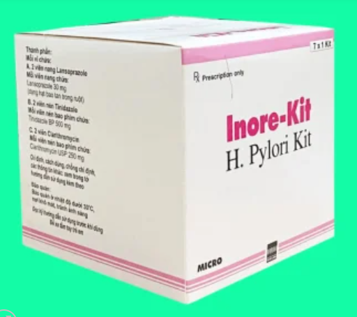 Thuốc Inore-Kit H. Pylori Kit Micro (7 vỉ x 6 viên)