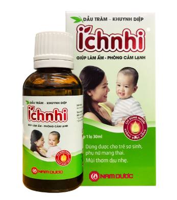 Dầu tràm khuynh diệp Ích Nhi, Chai 30 ml Nam Dược