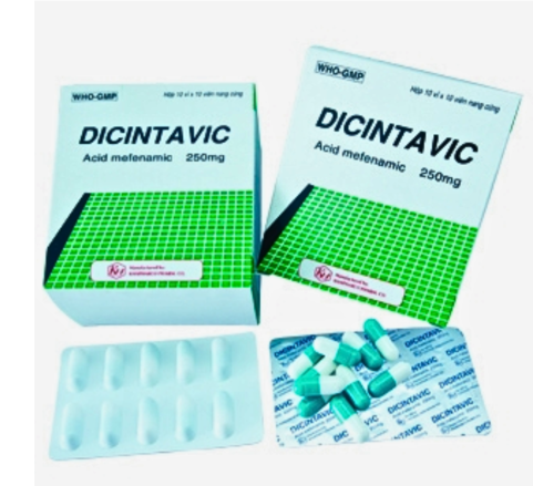 Dicintavic Acid Mefenamic 250mg Khapharco (H/100v)