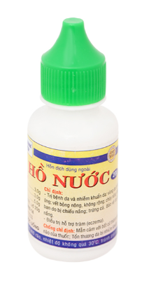 Hỗn dịch dùng ngoài Hồ Nước HDPharma trị chàm, nhiễm khuẩn da chai 20g