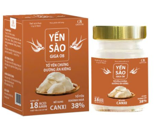 Yến sào đường ăn kiêng GIGA OB