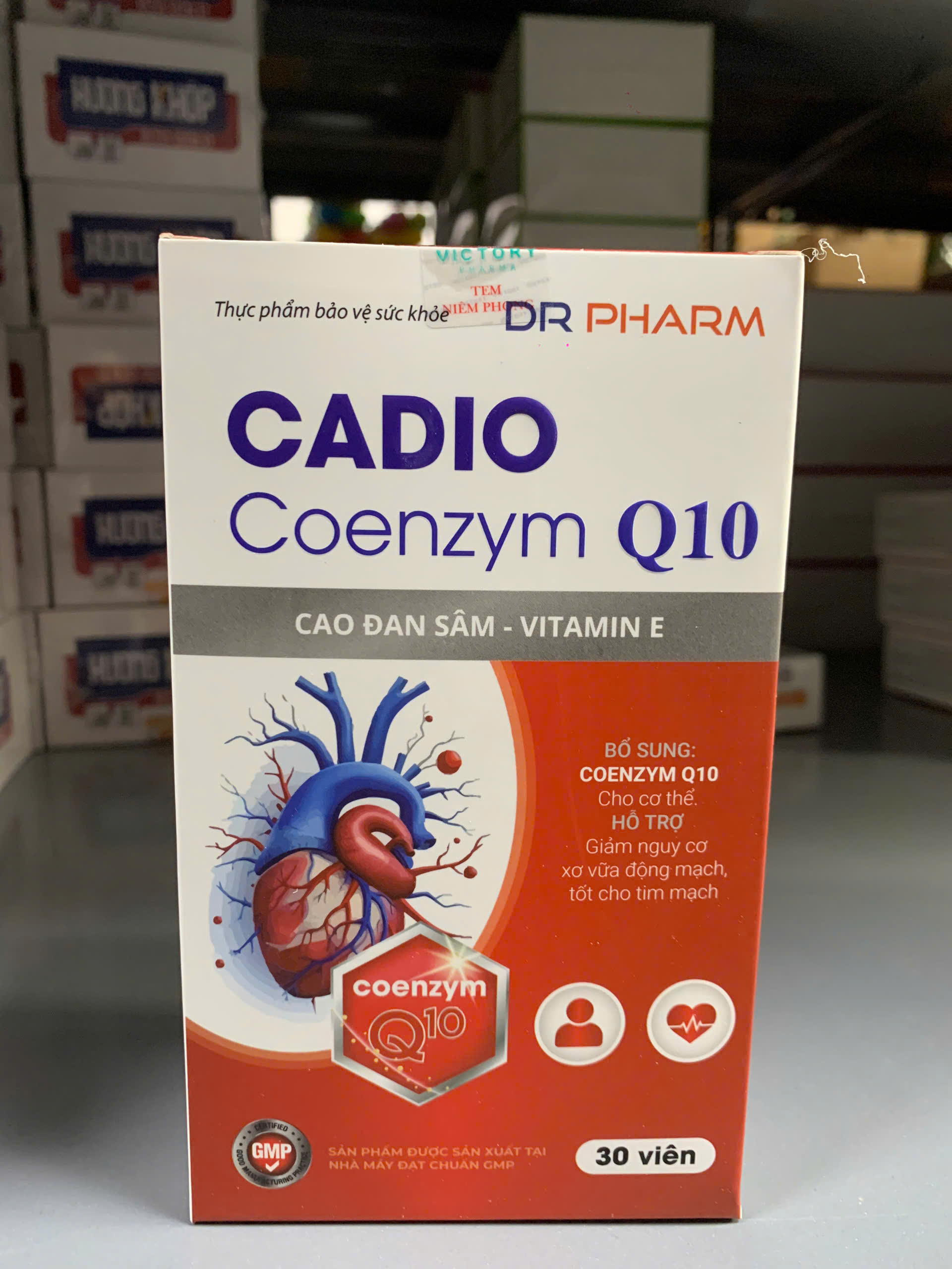 Cadio Coenzym Q10 Hộp/30 viên