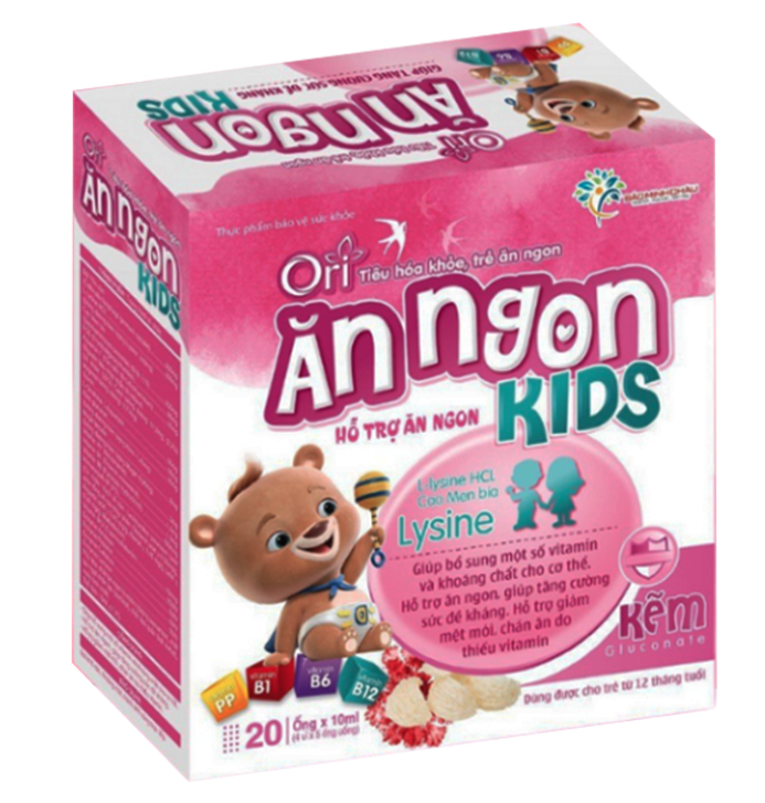 Ori Ăn Ngon Kids, hỗ trợ ăn ngon, tăng cường sức đề kháng cho cơ thể