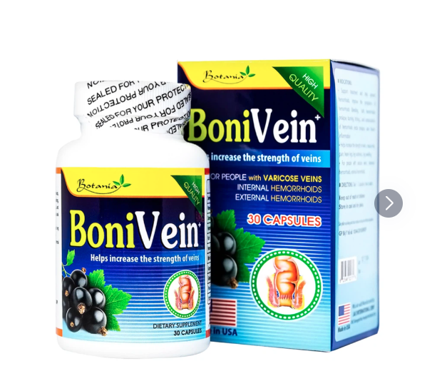 Viên uống BoniVein Botania hỗ trợ tăng sức bền của tĩnh mạch (30 viên)