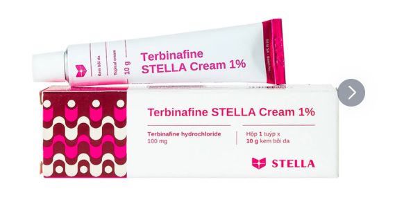 Kem bôi da Terbinafine Stella Cream 1% (10g) điều trị nhiễm nấm ở da, lang ben