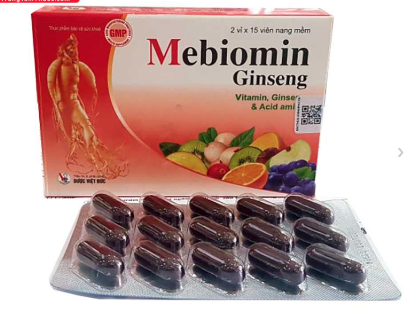 Mebiomin Ginseng H/30 viên- Việt Đức