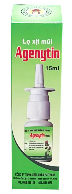 Xịt mũingũ sắc Agenytin 15ml Hà Thành