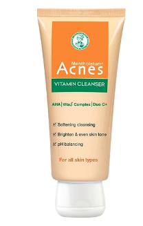 Sữa rửa mặt vitamin làm sáng da, mờ sẹo thâm dạng kem Acnes Vitamin Cleanser 100g