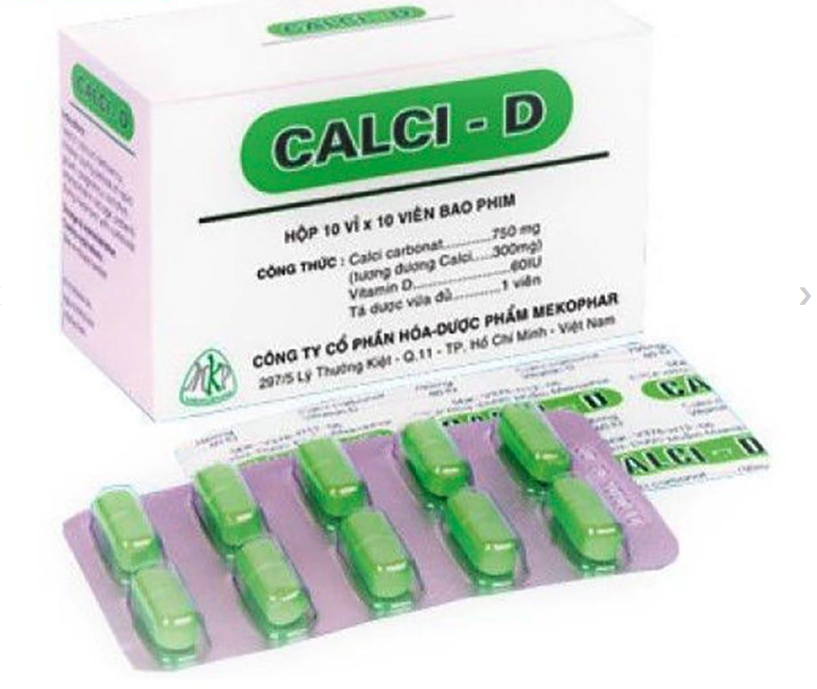 Calci-D Mekophar (H/100v)