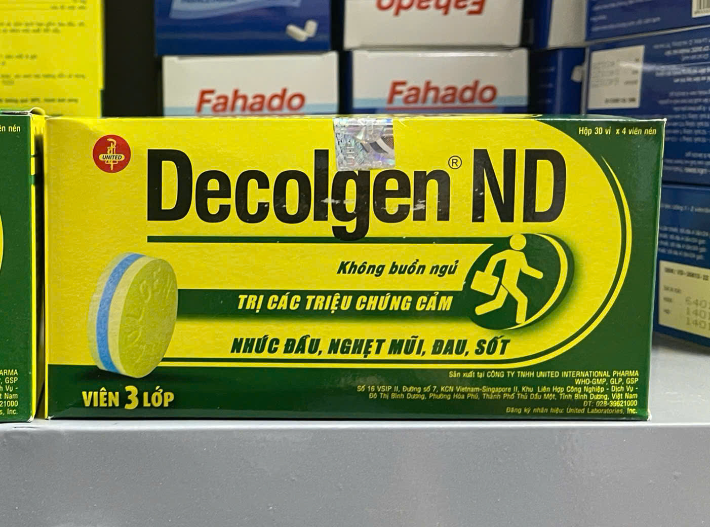 Thuốc Decolgen ND United (30 vỉ x 4 viên)