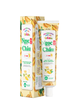 Kem đánh răng dược liệu Ngọc Châu trẻ em cho trẻ từ 2 đến 6 tuổi