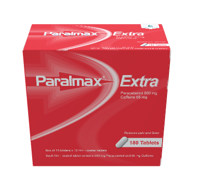 Paralmax extra 500mg Boston Pharma 15 vỉ x 12 viên