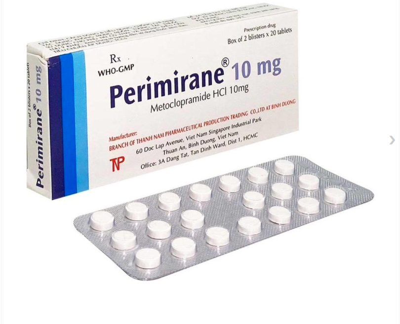 Perimirane 10mg ( Hộp 2 vỉ x 20 viên)
