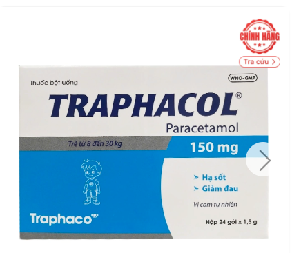 Traphacol 150mg Traphaco 24 gói x 1.5g