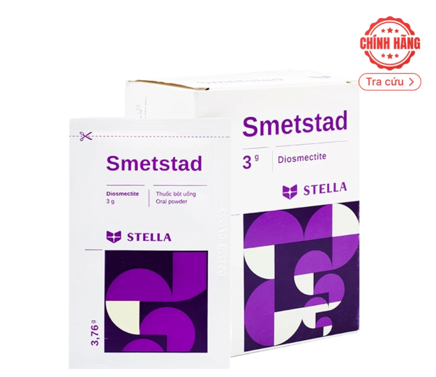 Thuốc bột uống Smetstad Stella điều trị tiêu chảy cấp (30 gói x 3g/gói)