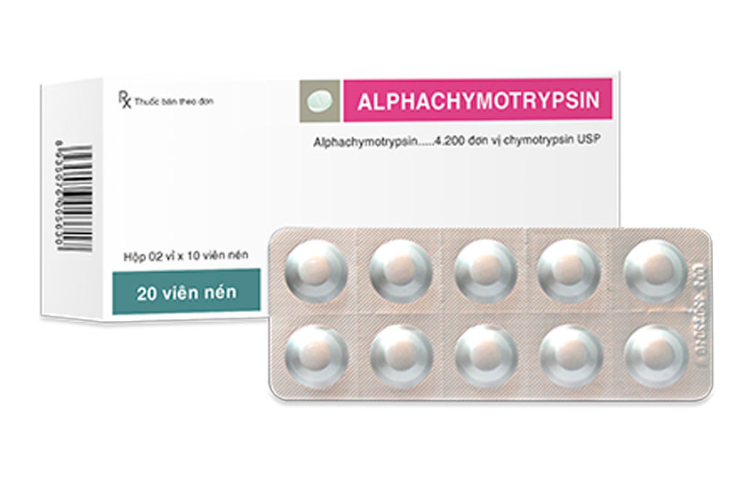 Alphachymotrypsin 4.2mg H/20 viên