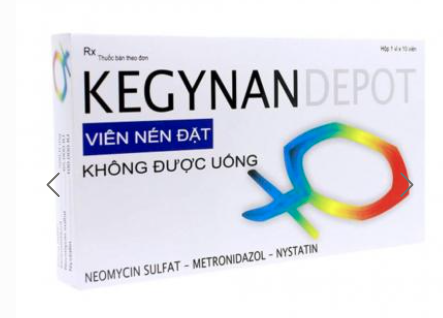 Kegynan hộp 1 vỉ x 10 viên đặt