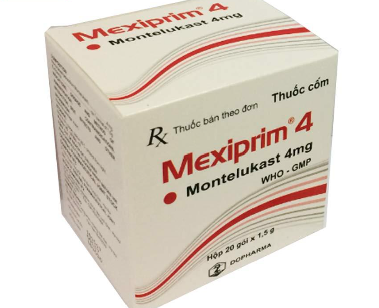 Mexiprim 4 (Montelukast) H/20 gói- TW2