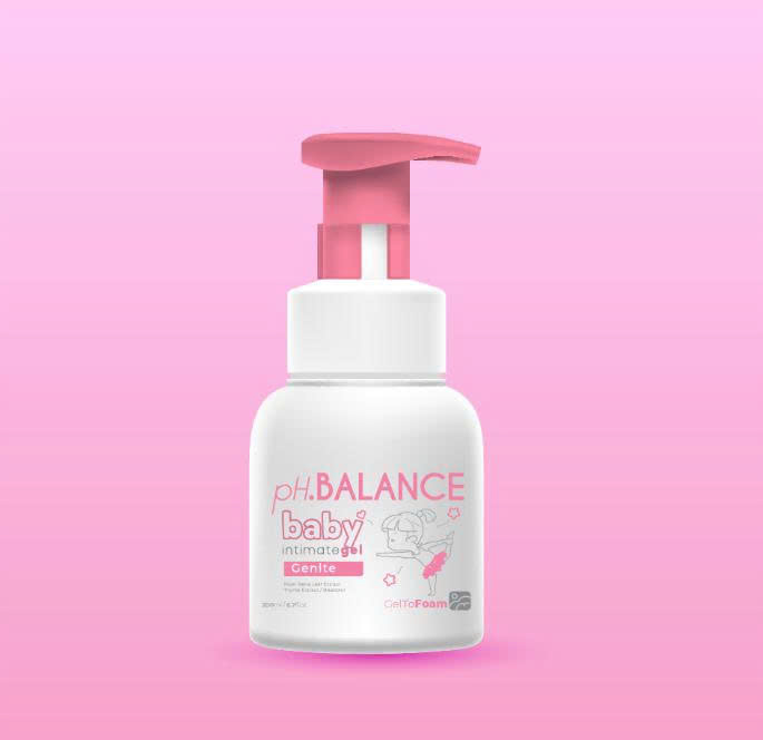 Dung dịch vệ sinh trẻ em pH Balance Baby Intimate Gel lọ 200ml
