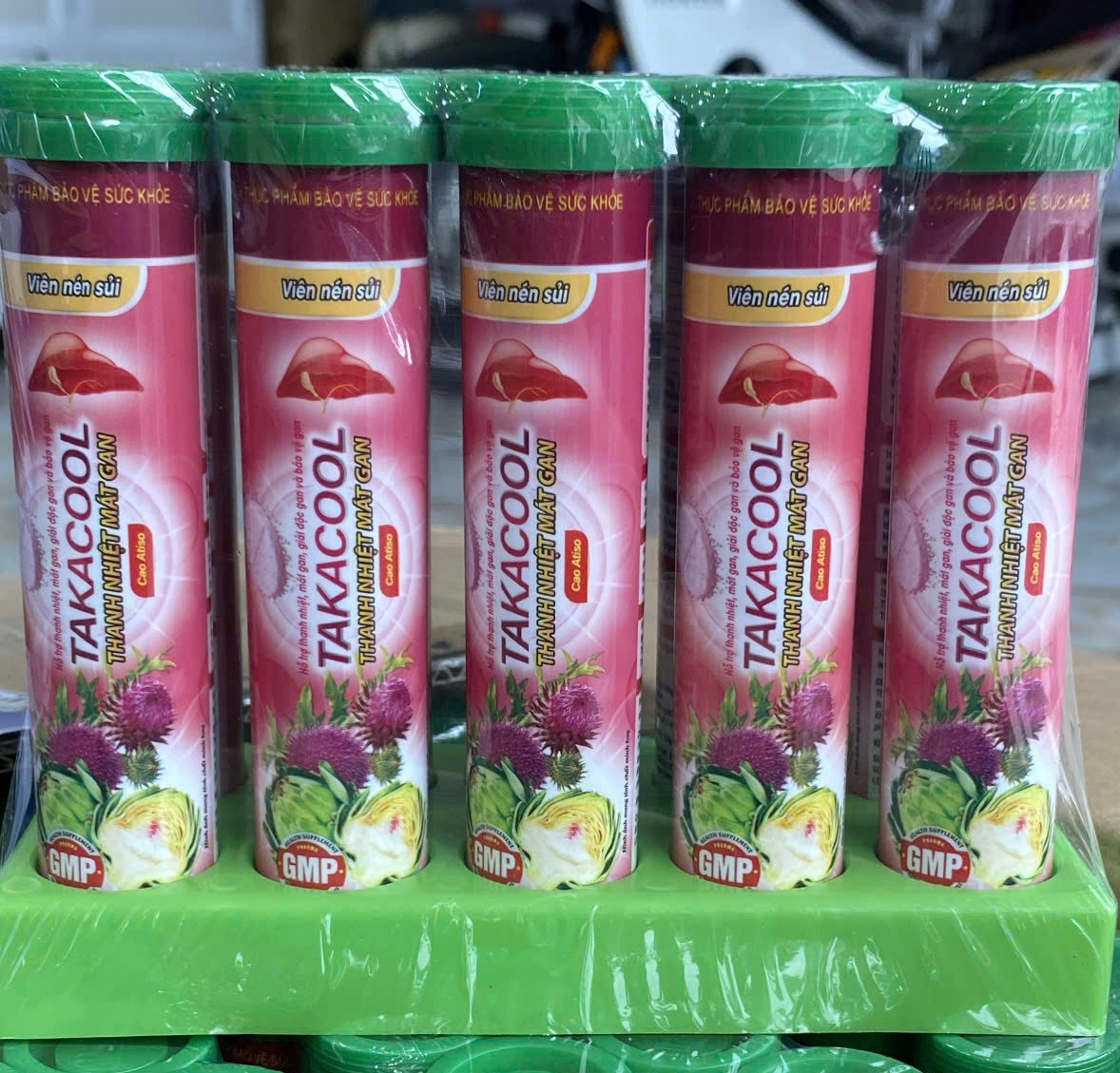 Viên sủi Actiso TakaCool - Boni