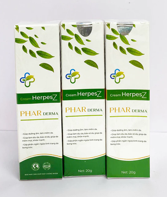 Kem Herpesz Phar.Derma - Thuỷ Đậu, Zona, Mụn Nước