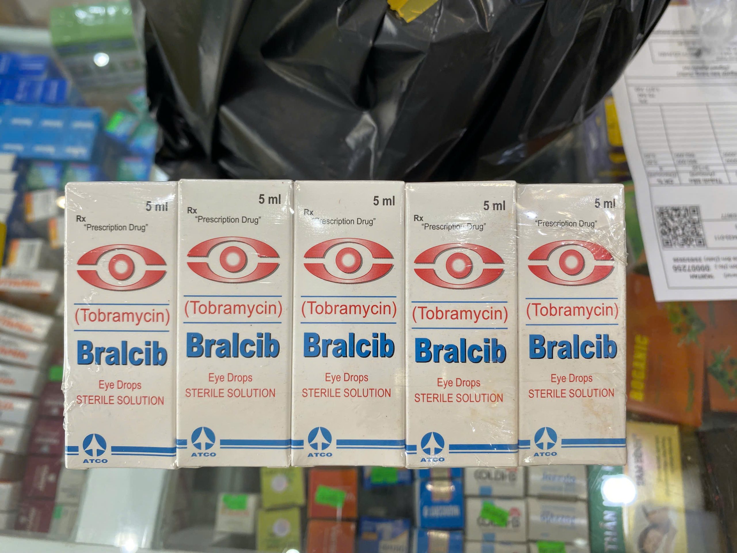 Bralcib Eyedrops (tobramycin) 5ml