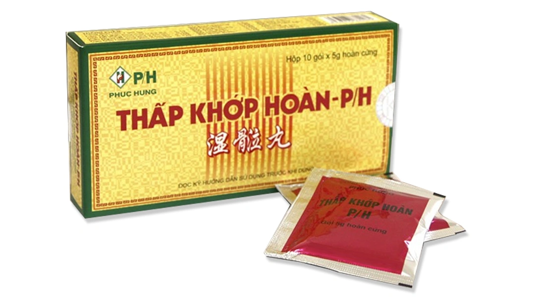 Viên hoàn cứng Thấp Khớp Hoàn P/H trị viêm khớp, đau nhức xương khớp (10 gói x 5g)