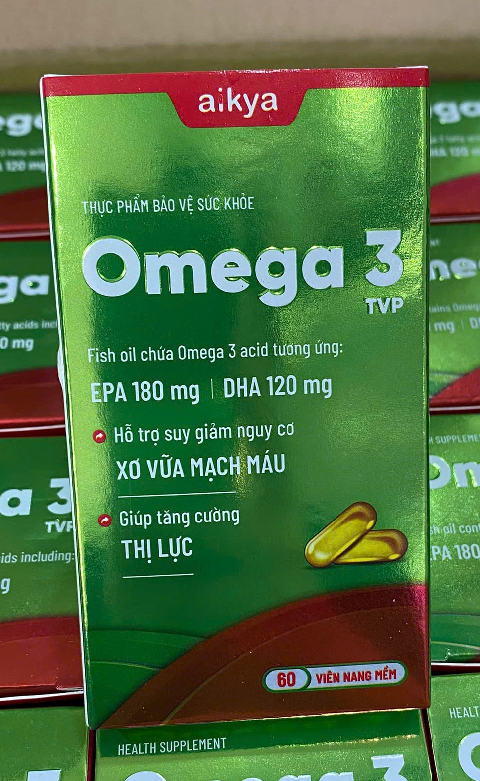 Omega 3 – Chai 60 viên – TV.Pharm