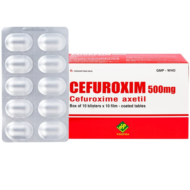 Cefuroxim 500mg )H/100v)- Vidipha