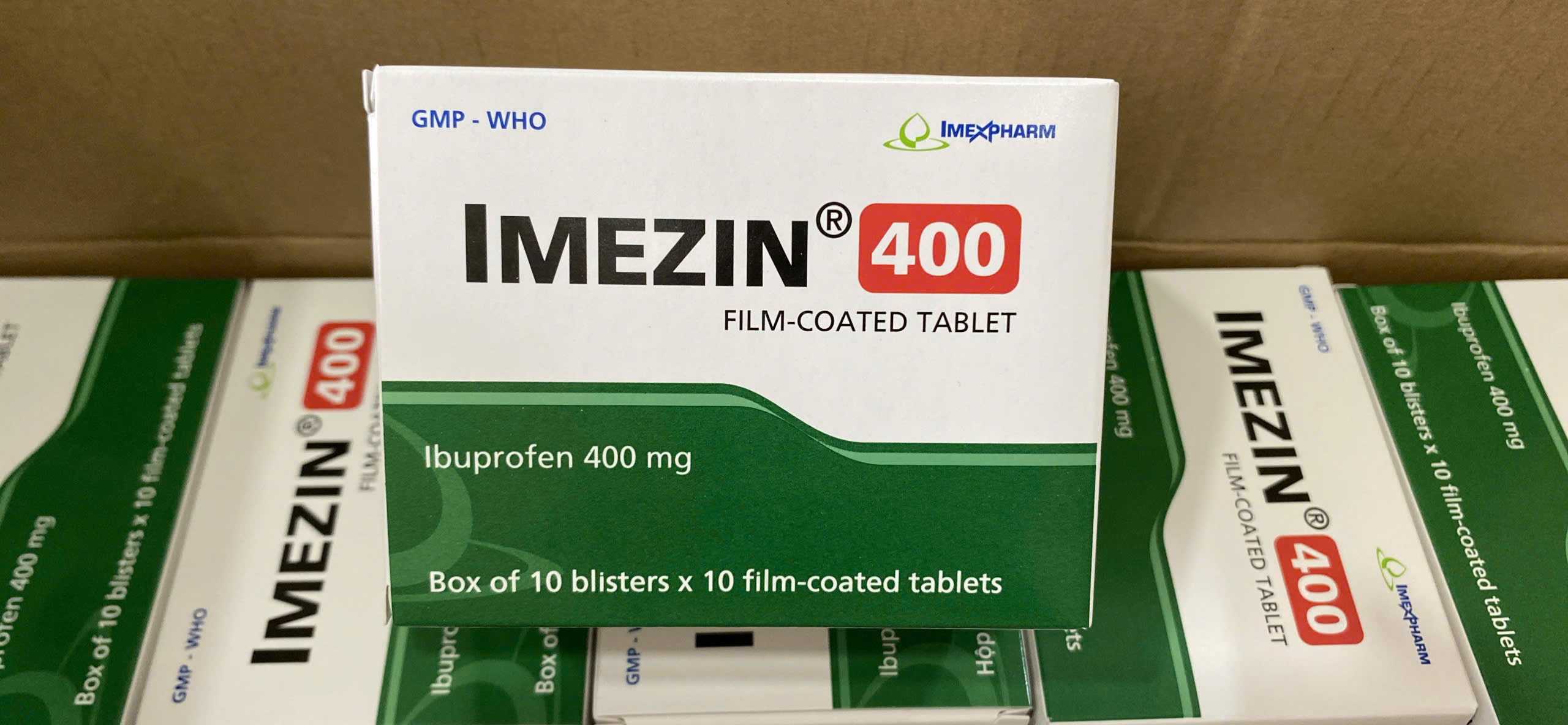 Imezin 400mg ( Ibuprofen ) H/100v- Imexpharm
